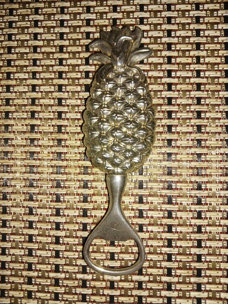 Silver Pineapple Shaped Bottle Opener