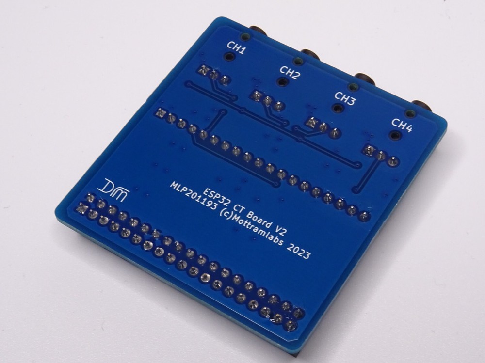 4 Channel ESP32 Mains Current Sensor V2 - Node-MCU 38-Pin SCT013 - 100A/50mA