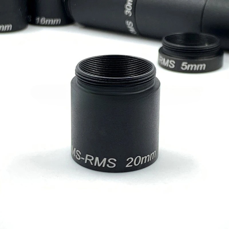 5-30mm Microscope Objective RMS Extenders Parfocal Length Extension Ring Adapter