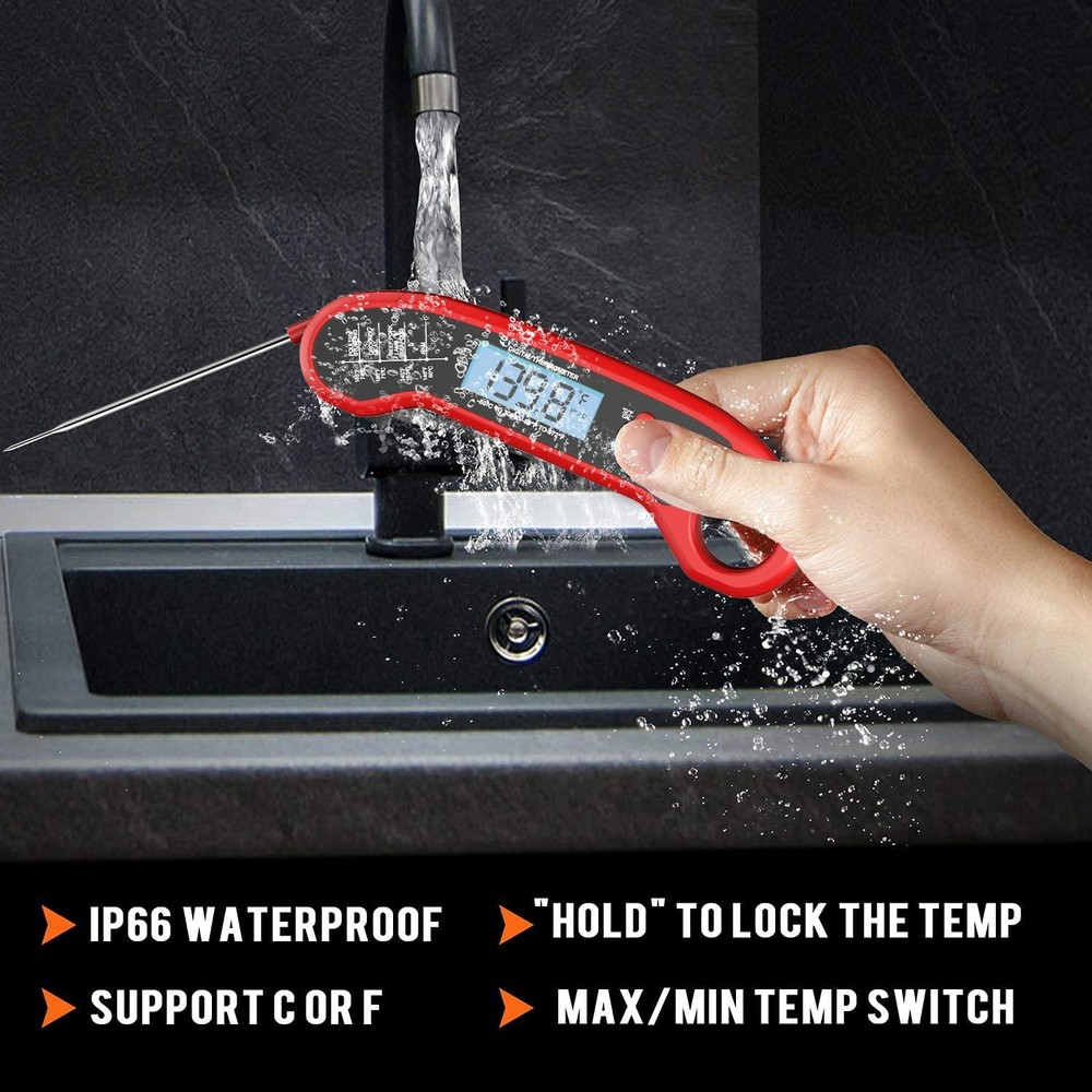Meat Thermometer Digital, Instant Read for Grill and Gery