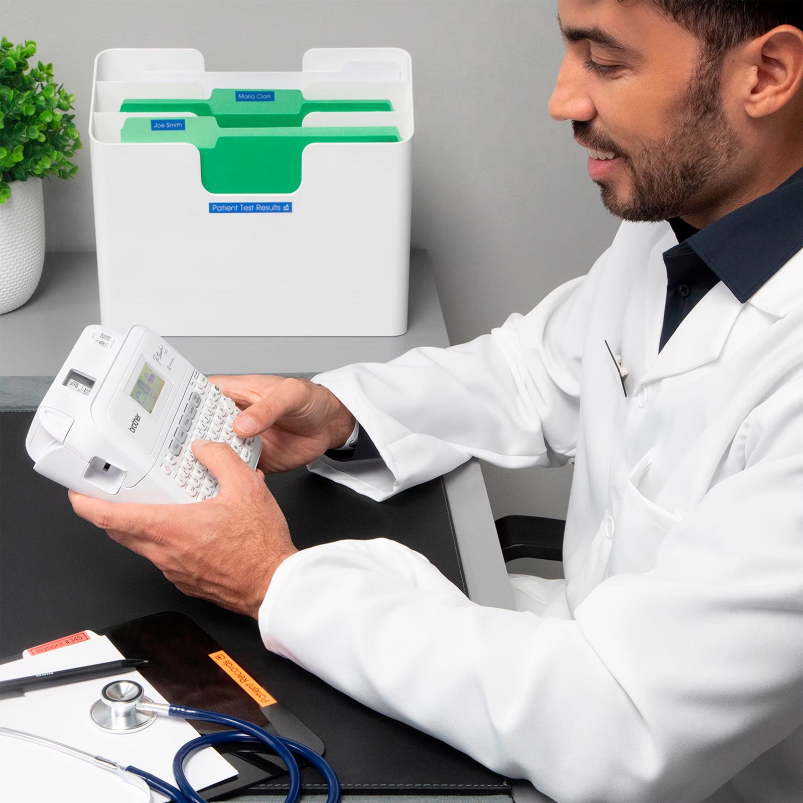 Brother P-touch PT-D410 Label Printer 18mm 3/4 " White NEW EXTRA TAPES AVAILABLE