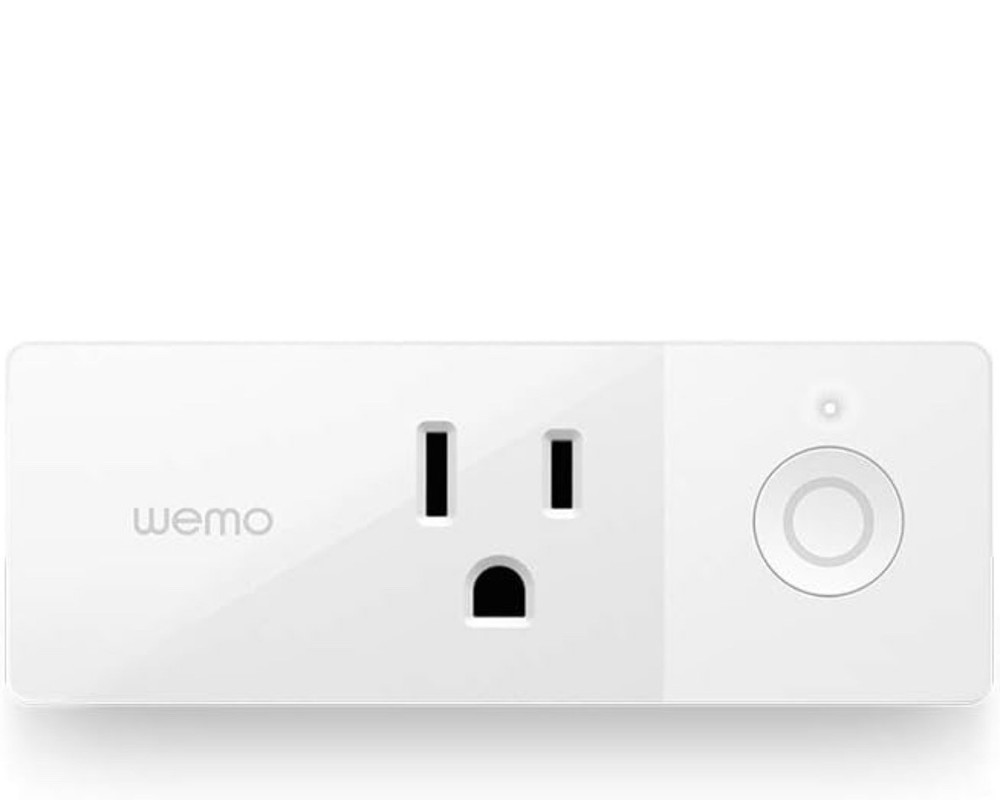 WeMo - WiFi Enabled Mini Smart Plug - White (F7C063)....