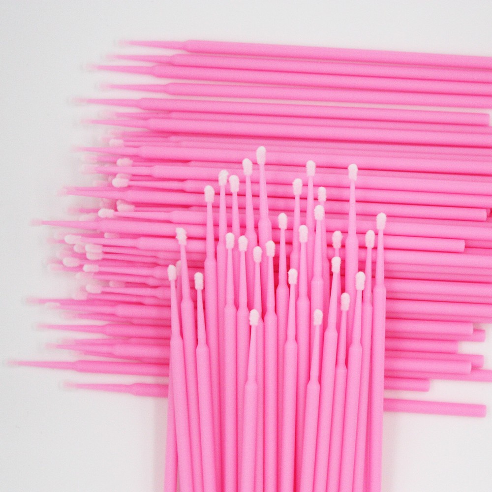 4 Sizes Dental Disposable Micro Applicator Bendable Brush & Makeup Brush