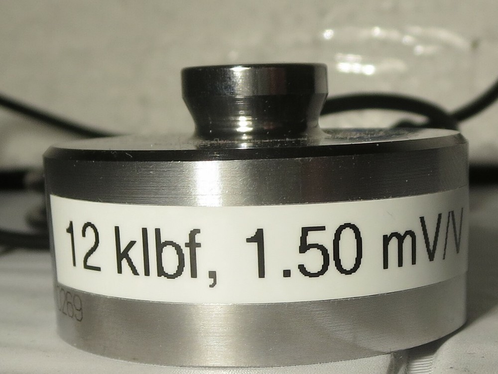 HBM C9B compression force transducer, load cell, 50 kN/12 klbf.