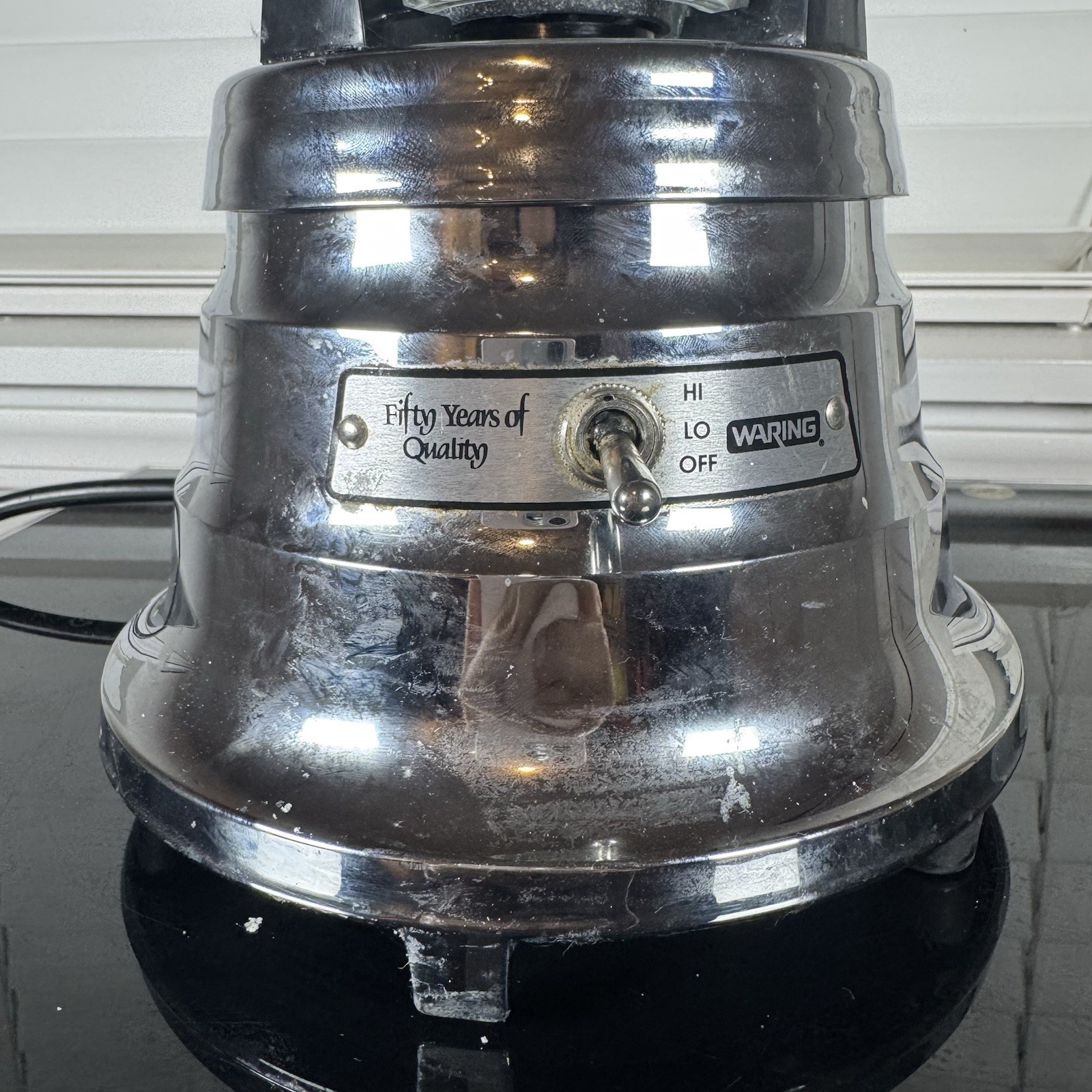 Rare Vintage Waring Electric Blender 51BL25 Beehive Chrome 2-Speed Tested Works