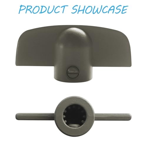 Window Crank Handle Replacement for Andersen Operator Handle, 3/8" T Stone