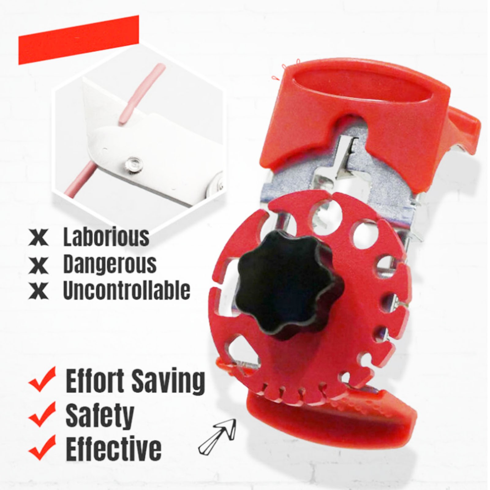 Copper Wire Stripper Machine Portable Tool for Stripping 7/16-Inch Wires Cables