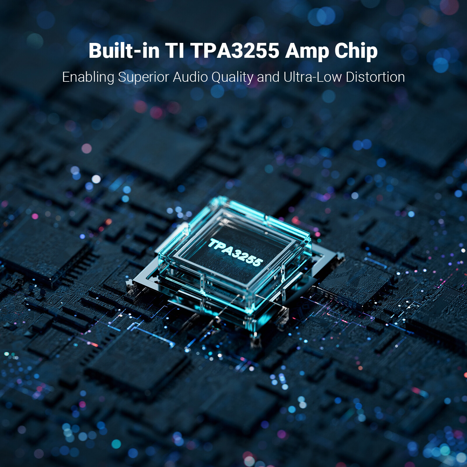 Fosi Audio V3 TPA3255 Amplifier Audio Stereo Class D 2 Channel Speakers HiFi 48V