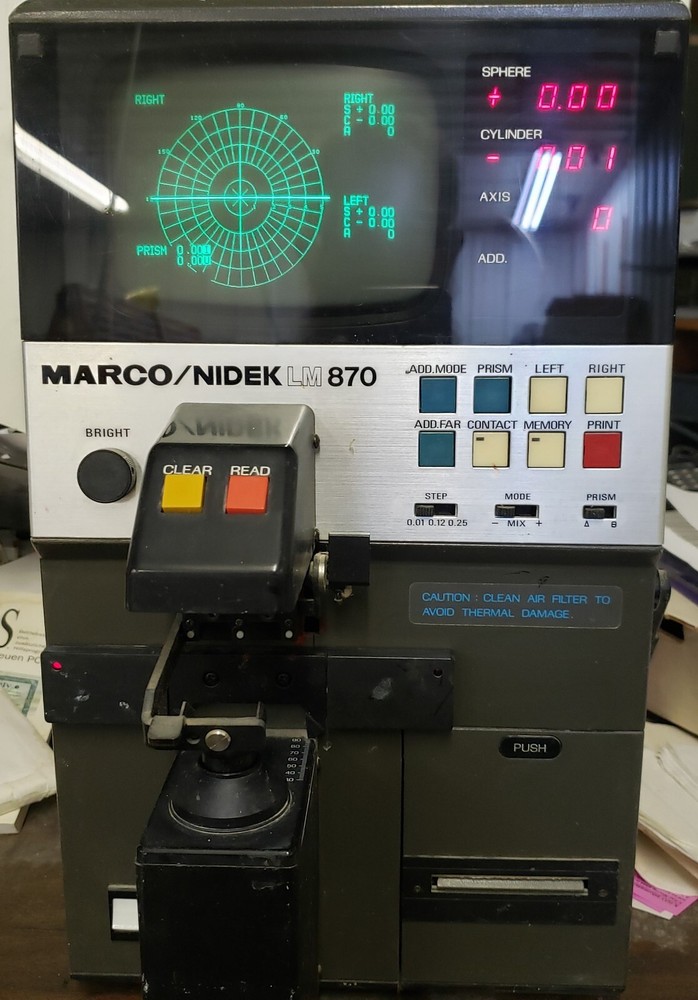Marco/Nidek LM870 Auto Lensometer