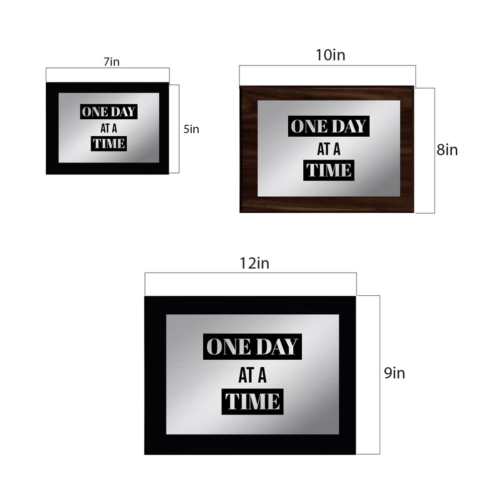 One Day At A Time Decorative Wall Plaque | Easel Mount Option