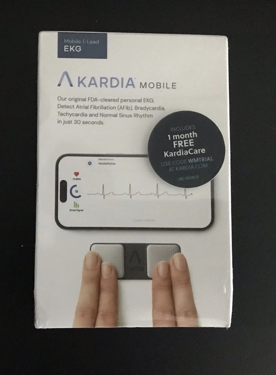 AliveCor KardiaMobile Personal EKG Monitor - AC-009-UA-C (Black)