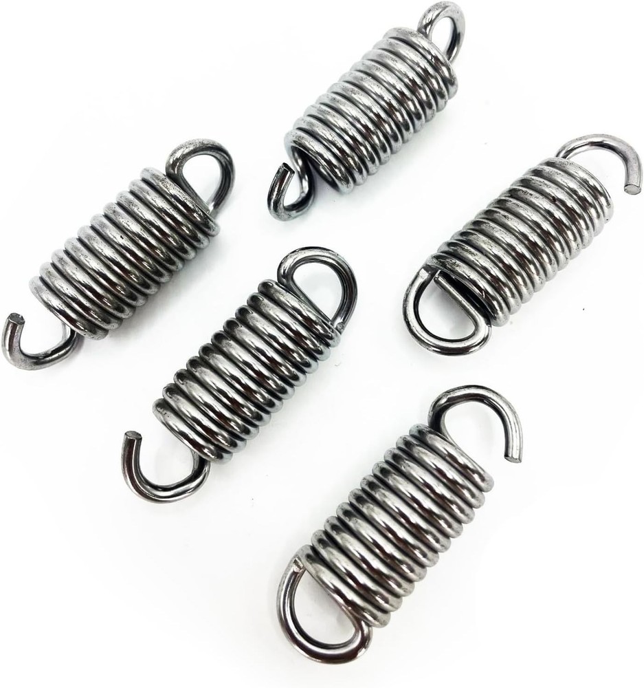 5 Pack Grip Strength Trainer Spring Replacement Stainless Steel Silver