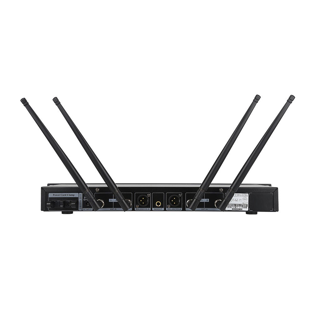 Dual True Diversity Cordless Microphone for UR24D Wireless mic Handheld System