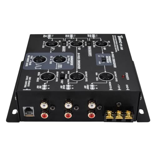 Timpano 3-Way Electronic Crossover Remote Subwoofer Control Equalizer TPT-360
