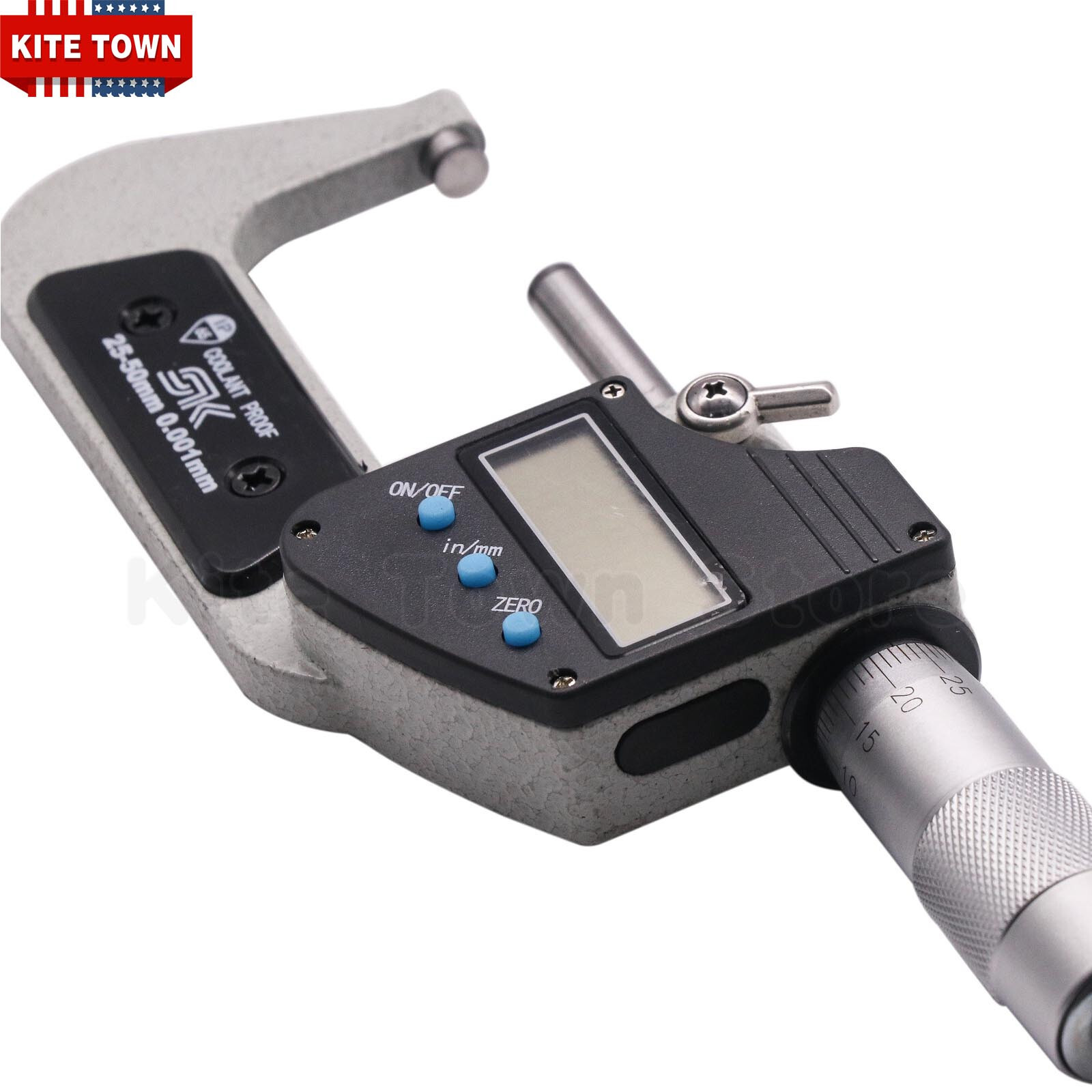 1"-2"/25-50mm 0.00005"/0.001mm Digital Electronic Outside Micrometer IP65