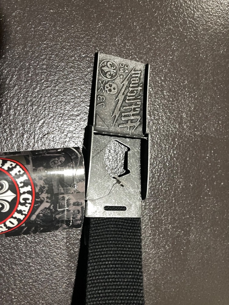 Affliction "Live Fast" Webbing Belt