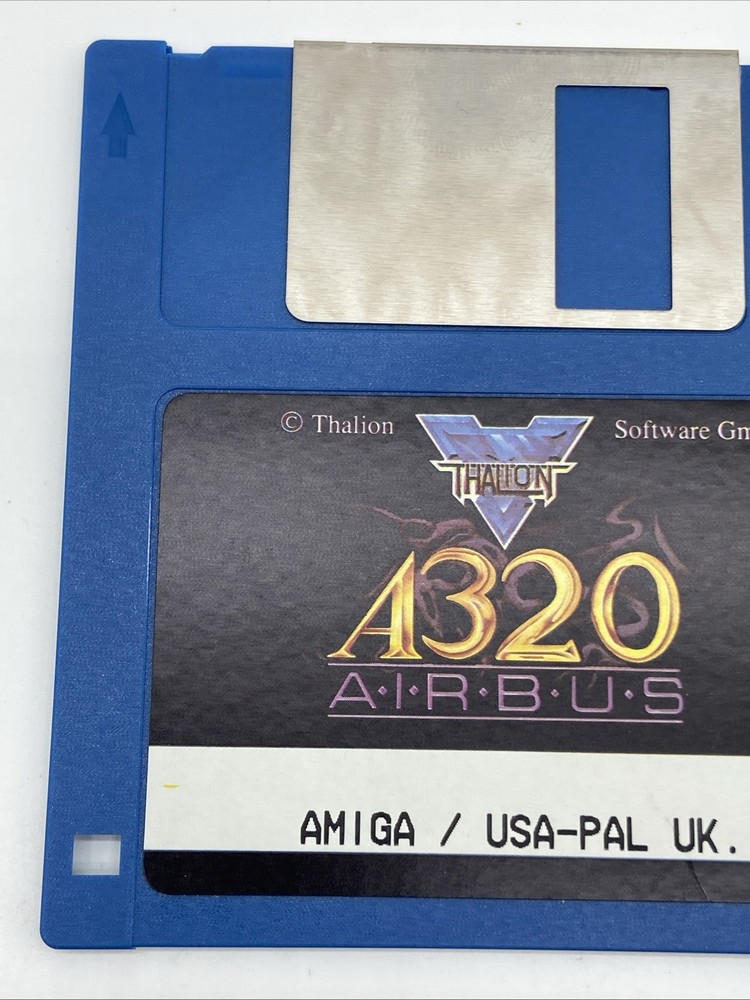 1991 A320 AIRBUS Amiga VTG PC Floppy Disk Untested