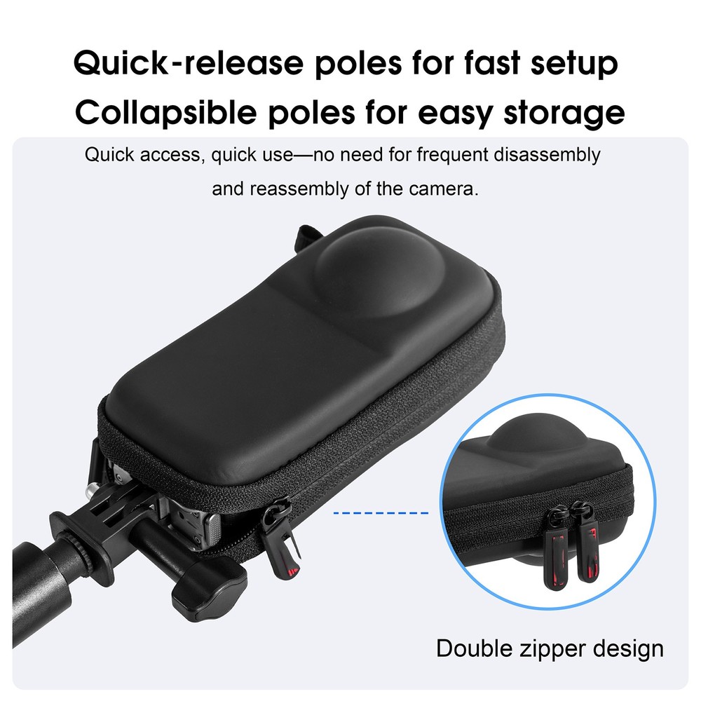 Camera Black Storage Case Single-Unit Package for lnsta360 x4 Air