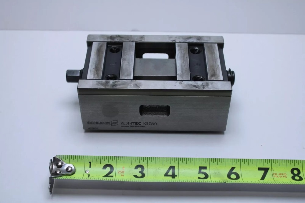 USED SCHUNK  GRESSEL KONTEC KSC80 VISE  ~NO JAW~