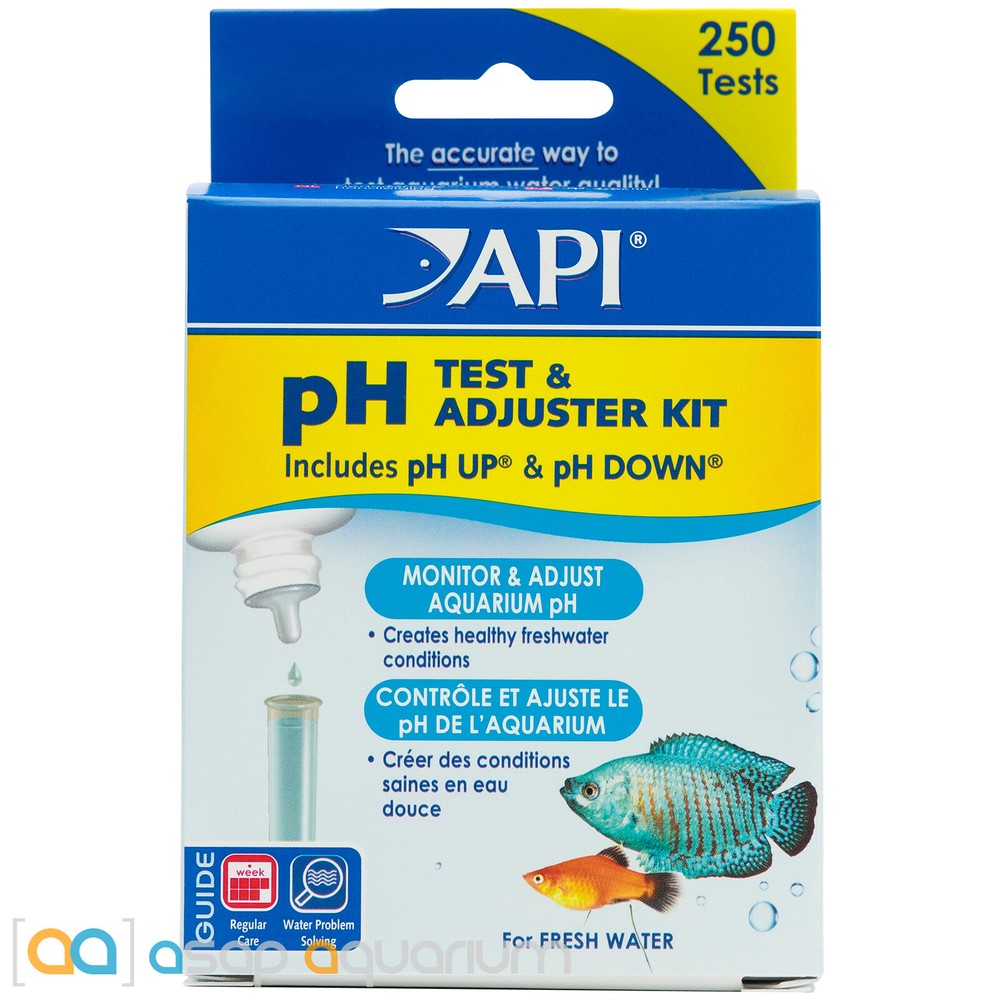 API pH Test & Adjuster Kit Freshwater Aquarium Test Kit & pH Up & pH Down