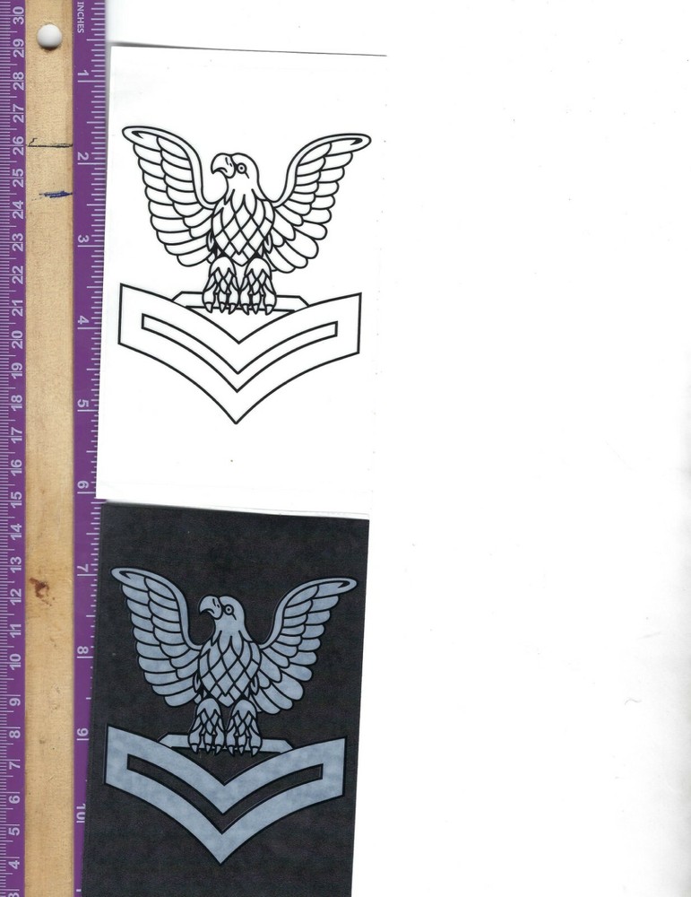 SECOND 2ND CLASS PETTY OFFICER STICKER DECAL PO2 E-5