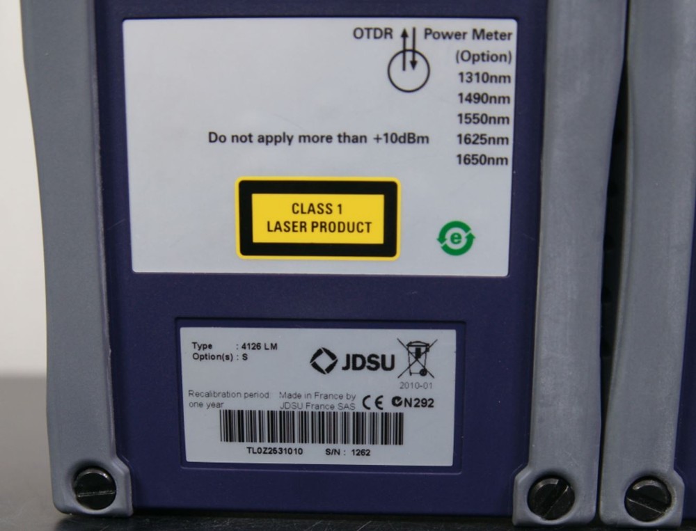 JDSU MTS 4000 OTDR Power Meter Type 4126 LM