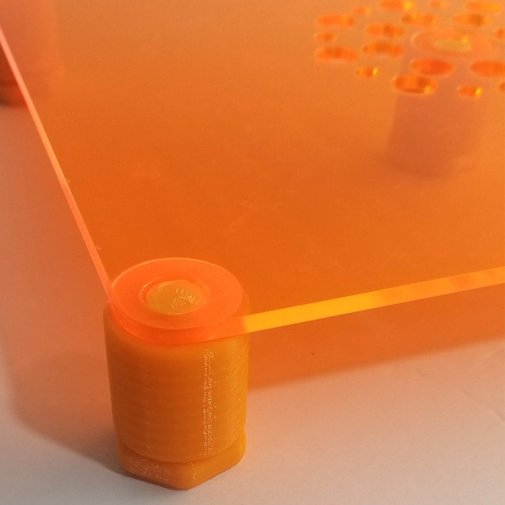 Adjustable Acrylic Skimmer Base - 3D Printed - Many Colors