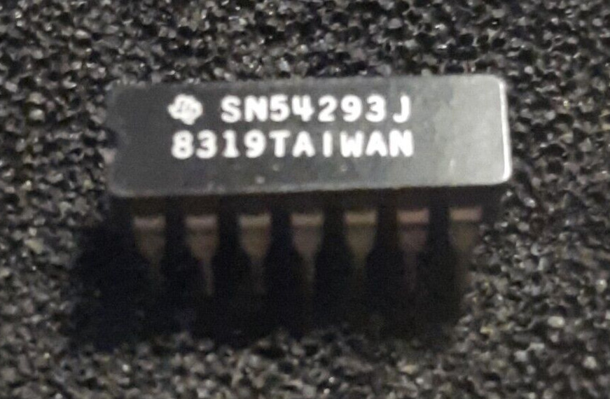 1 x SN54293J IC Circuit Texas Instruments DECADE AND 4-BIT BINARY COUNTERS