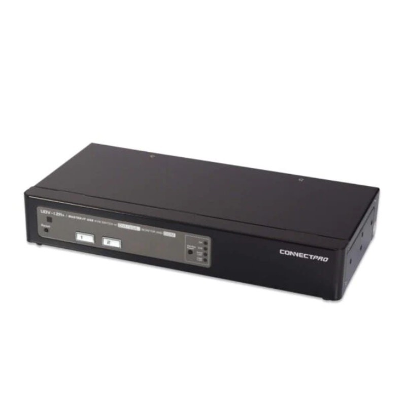 UDV-12A+ DVI-D/VGA KVM switch for Two Monitors and Two Computers