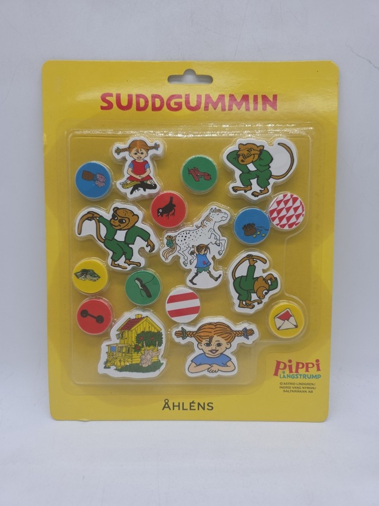 Pippy longstocking Eraser Set