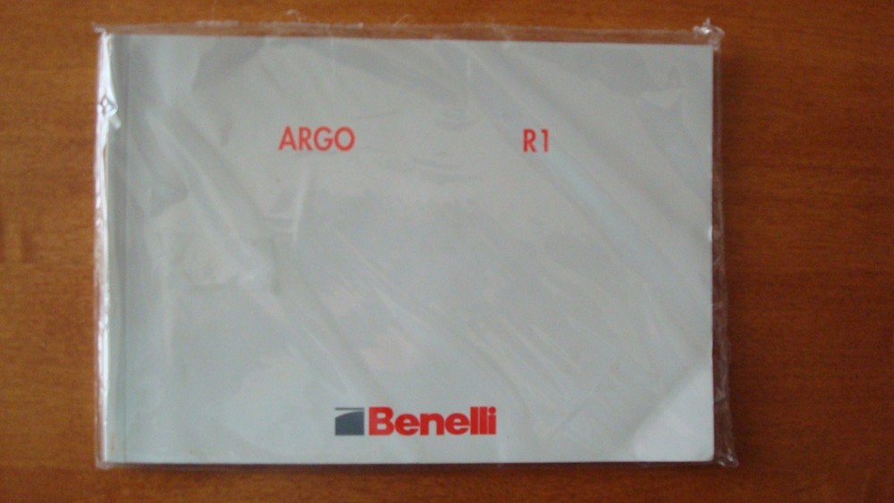 Benelli Argo R1 Owner's Manual Used