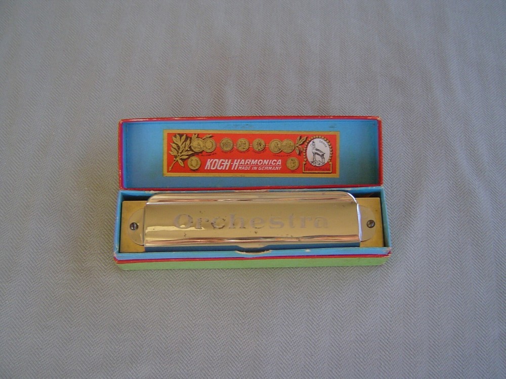 KOCH-HARMONICA "ORCHESTRA" HARMONICA IN "C" WITH BOX CLEANED AND REFURBISHED