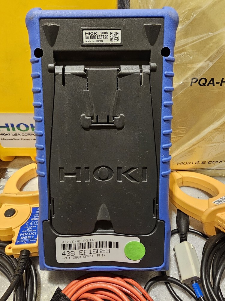 Hioki 3197 Three Phase HandHeld Power Quality Analyzer Meter MINT