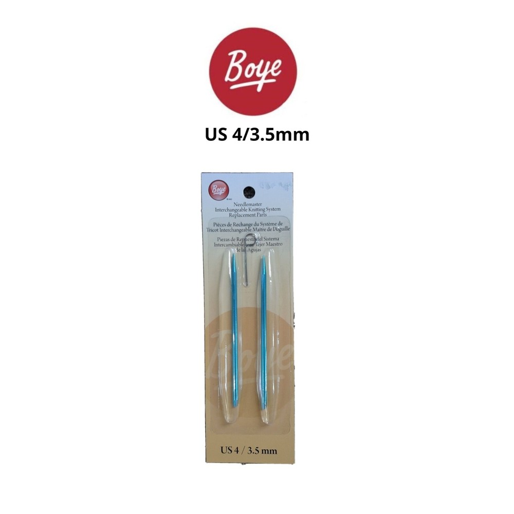 BOYE NEEDLEMASTER Interchangeable Knitting NEEDLES Replacement US 4/13/15 Knit
