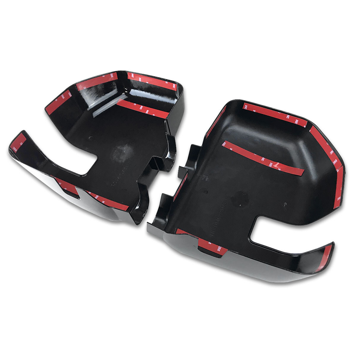 For 2017-2022 Ford F250 F350 F450 Super Duty Gloss Black Full Side Mirror Covers