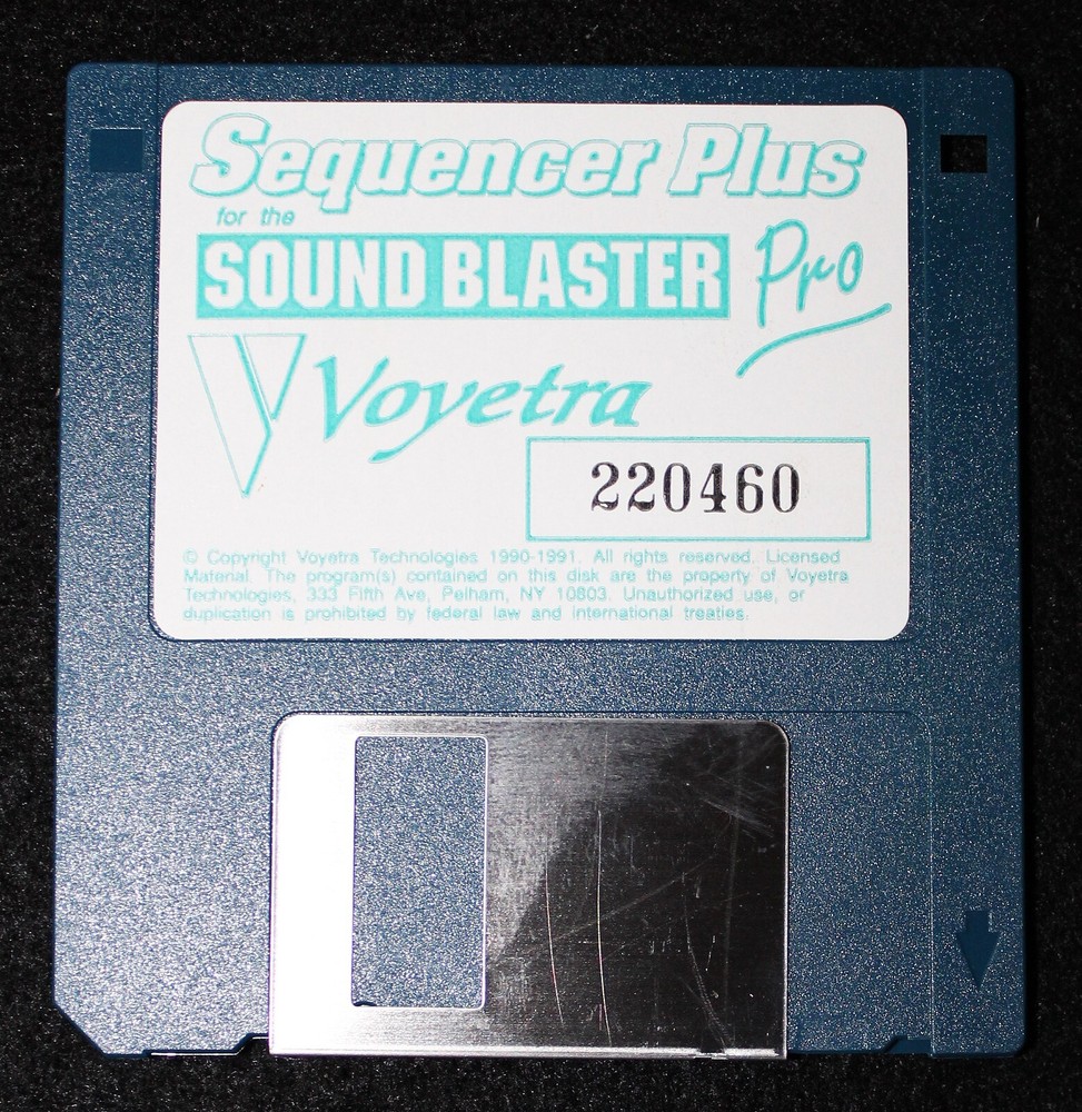 Voyager MIDI Sequencer Plus Pro for Sound Blaster