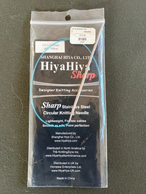 Hiya Hiya Sharp Circular Knitting Needles - pick size