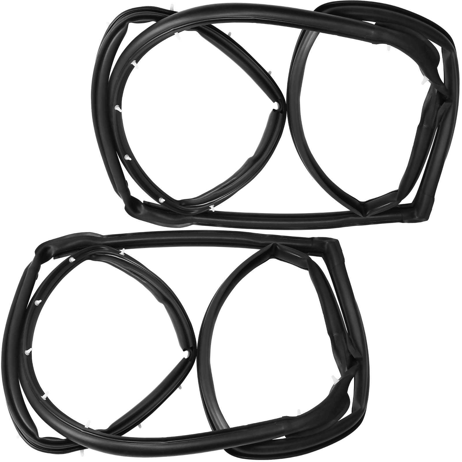 2x Front Driver & Passenger Full Door Weatherstrip Seals for Jeep Wrangler 97-06