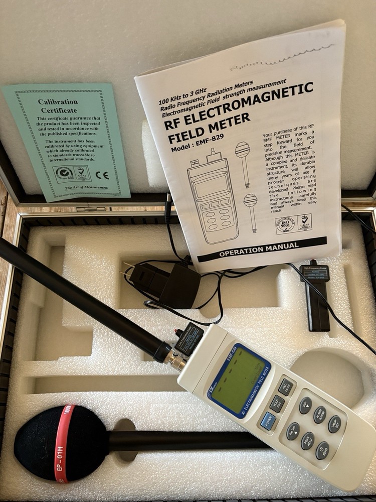 RF Frequency Electromagnetic Field Meter EMF-829 LUTRON KD New