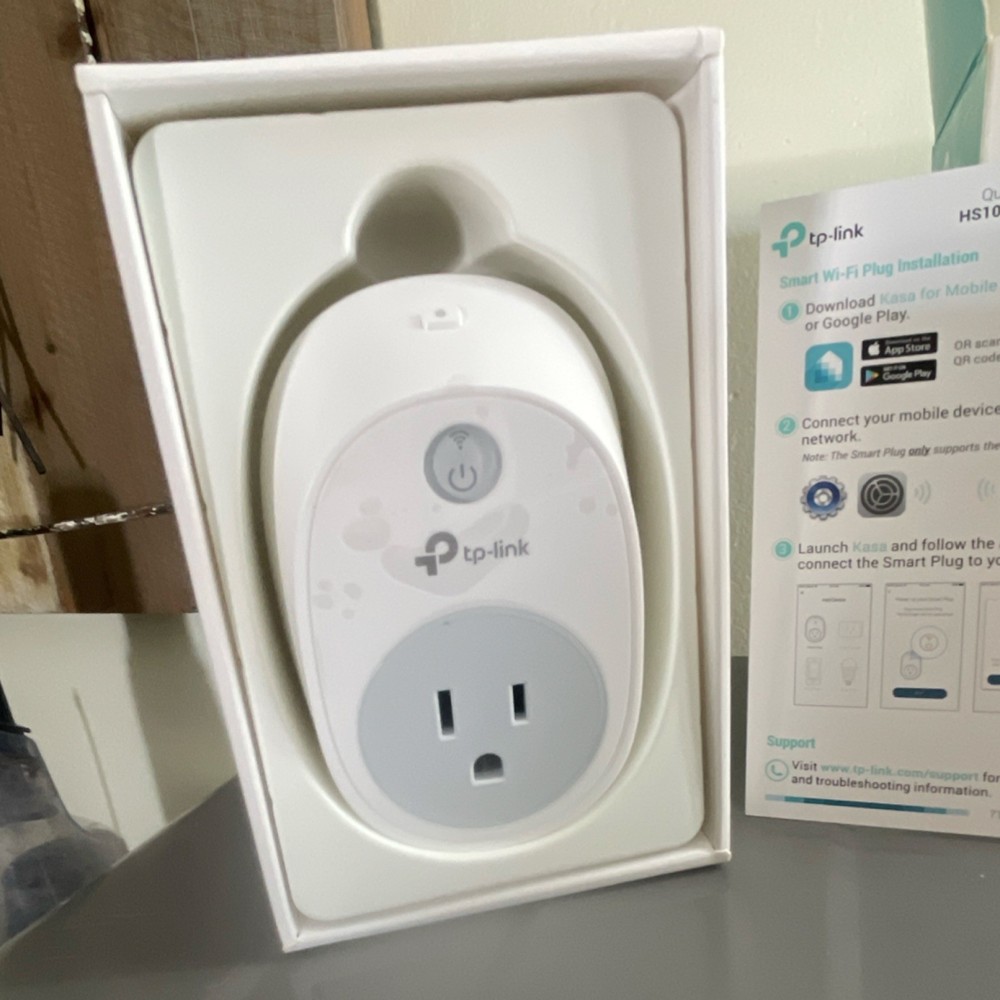 TP-LINK HS100 Smart Wi-Fi Plug, Alexa & Google Assistant Compatible, White