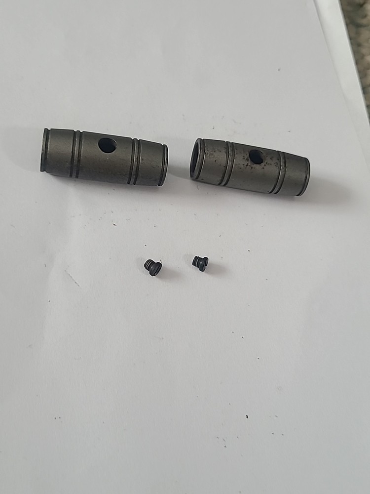 T/C Thompson Center Triumph Muzzleloader Ramrod Thimbles With Screws Silver