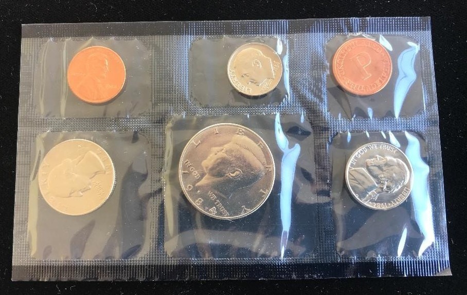 THREE 1984 UNCIRCULATED P & D MINT SETS ~ FIVE-COIN SETS EACH MINT ~US MINT PACK