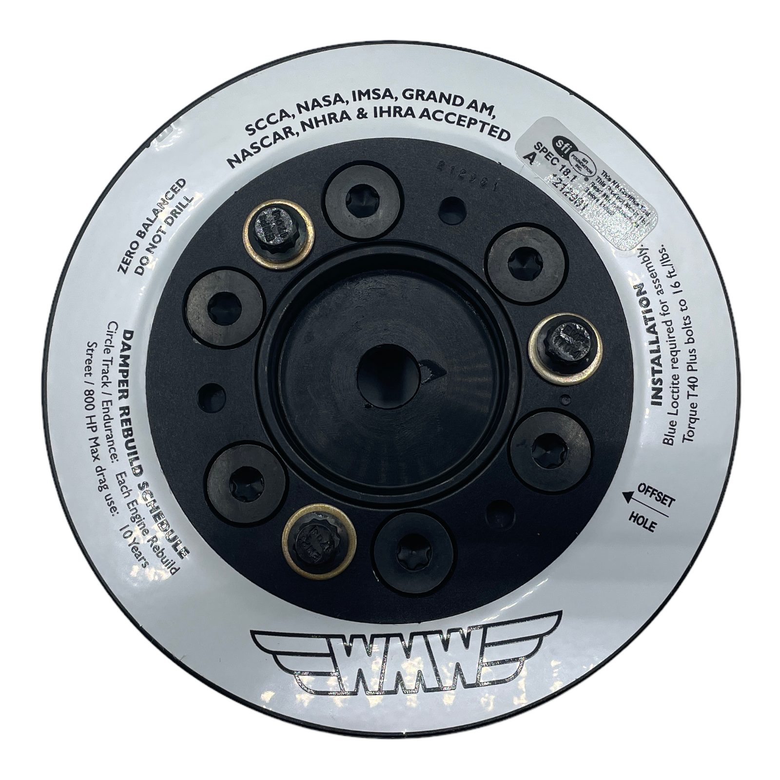 MINI Cooper S ATI Crank Pulley Harmonic Balancer Super Damper R52 R53 W11