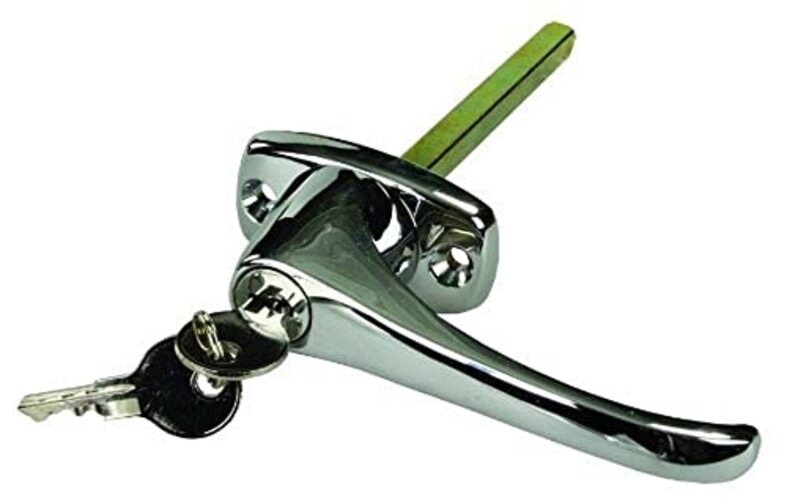 10895 Locking L-Handle, Chrome