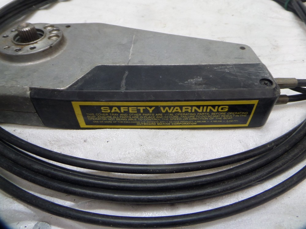 OMC JOHNSON CONCEALED SIDE MOUNT REMOTE CONTROL 173643 15FT CABLE OUTBOARD MOTOR