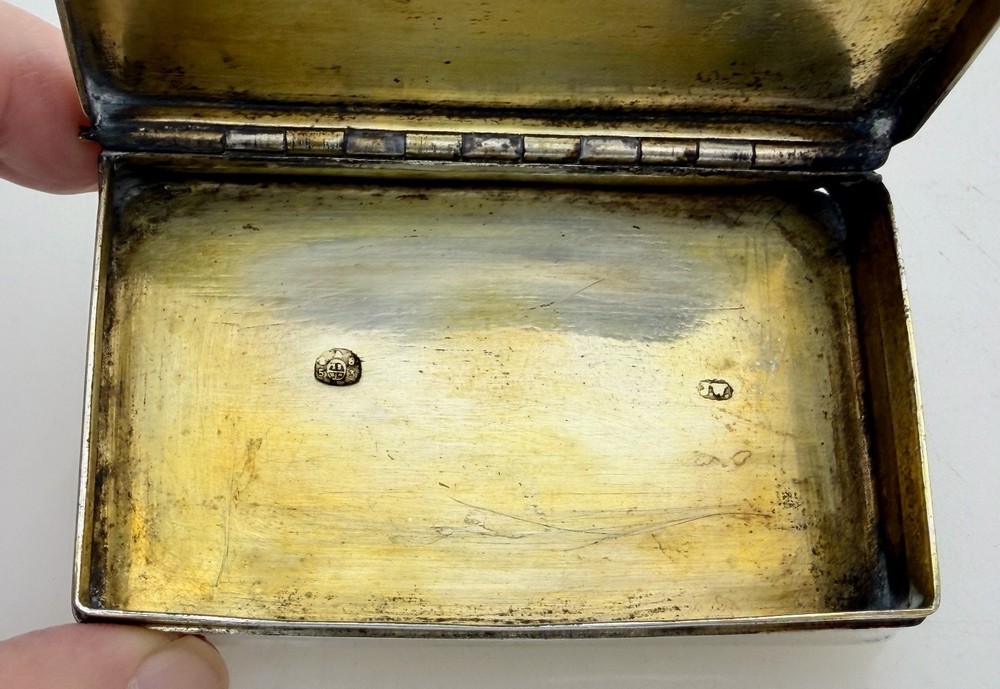 1853 Austria .812 Silver Snuff Box - 96509
