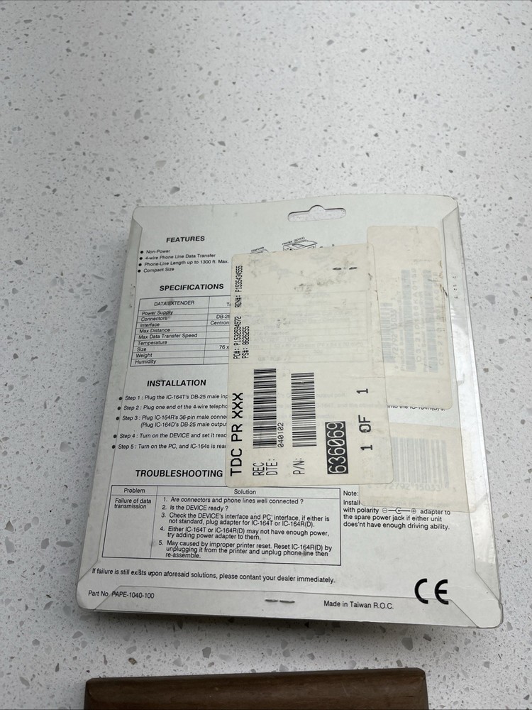 IC164 IC1642 Non-Powered High Speed Parallel Data Extender - New Sealed