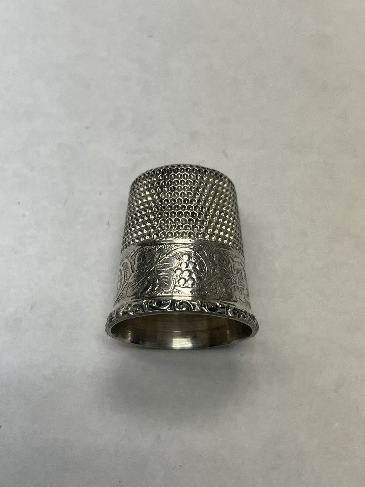 Sterling Silver Thimble For Sewing And Knitting.