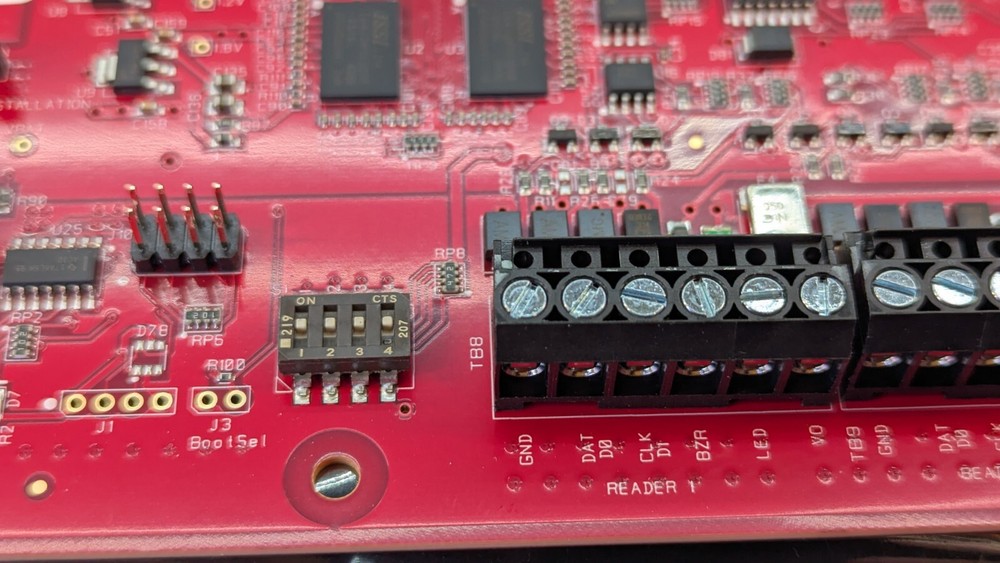 Mercury Security LP1502D Intelligent Controller Board - Untested, Sold for Parts