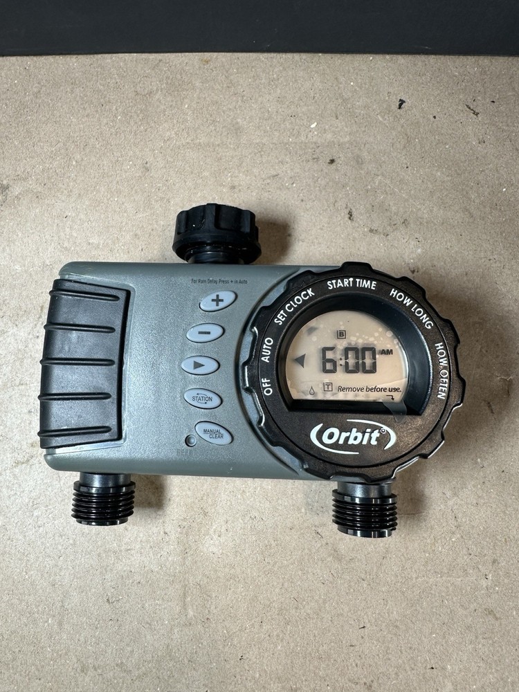 Orbit Conserve Digital Water Timer 2 Outlet - Programmable Model 24713